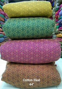 Cotton Ikat Jacquard Fabric