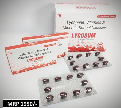Lycopene Vitamin and Minerals Softgel Capsules