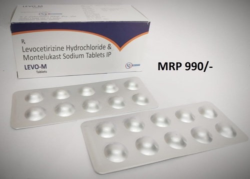 levo m Levocetirizine Hydrochloride And Montelukast Sodium Tablets