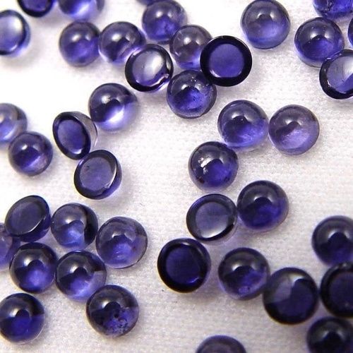 2mm Iolite Round Cabochon Loose Gemstones