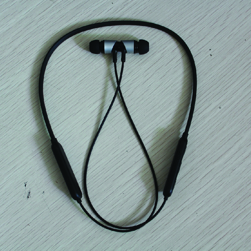 Wireless Neckband Earphones With Fast Charging & Mic, With Deep Bass Headphones