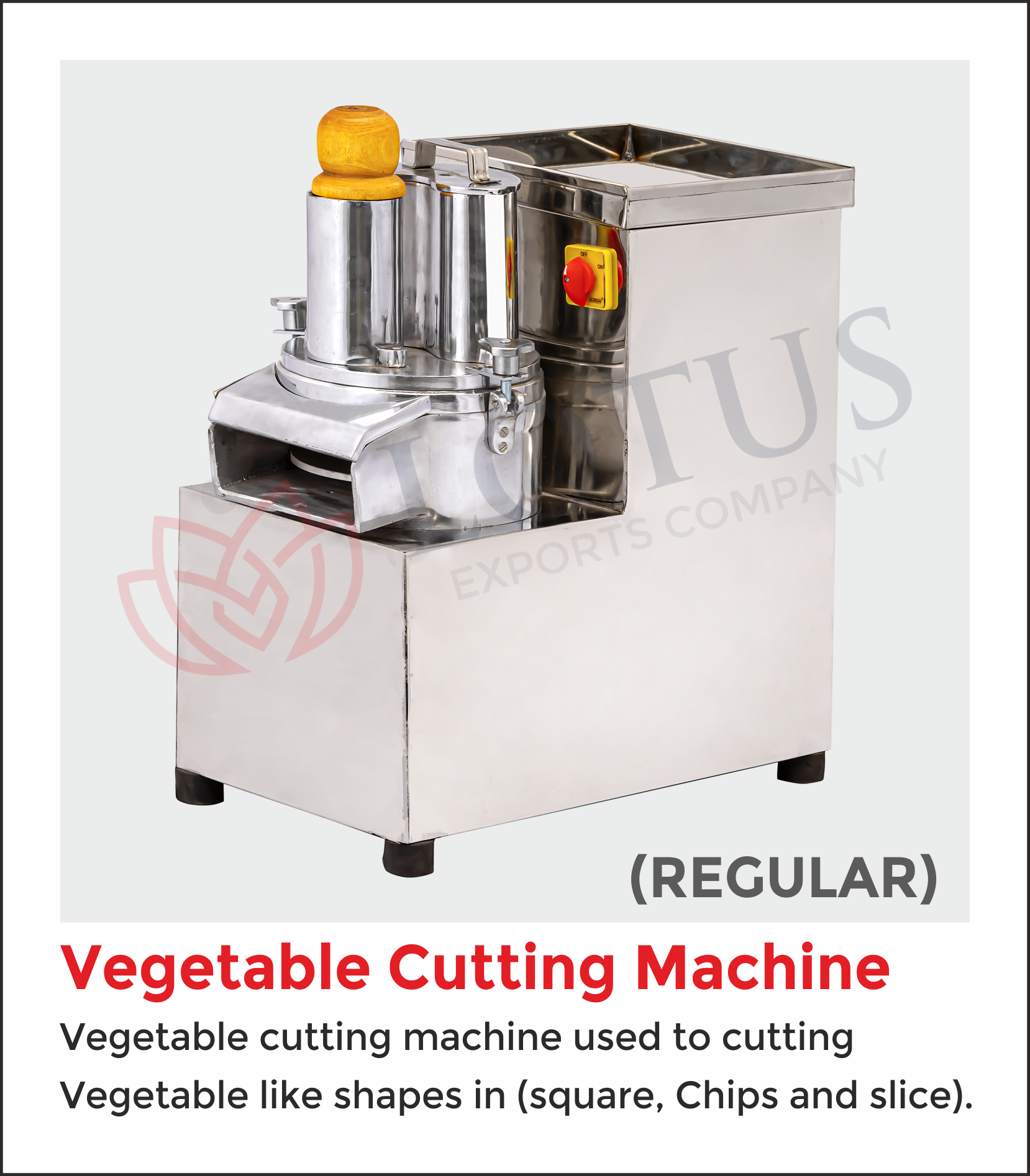 Vegetable Cutting Jumbo Machine