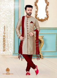 Festive Wear Exclusive Kurta With Dhoti Style Mens Wear Catalog Collection