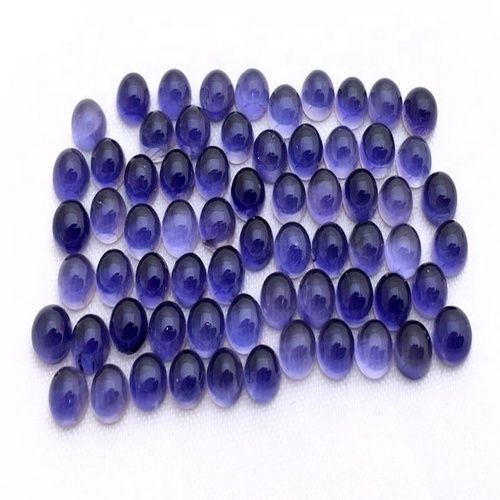 4mm Iolite Round Cabochon Loose Gemstones