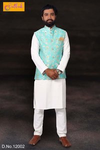 Outlook Vol 12 Festive Wear Kurta Pajama With Jacket Mens Wear Collection