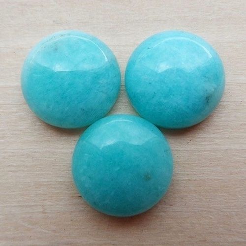 10mm Amazonite Round Cabochon Loose Gemstones