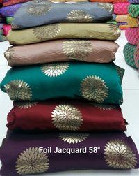 Flat Jari Jacquard Fabrics