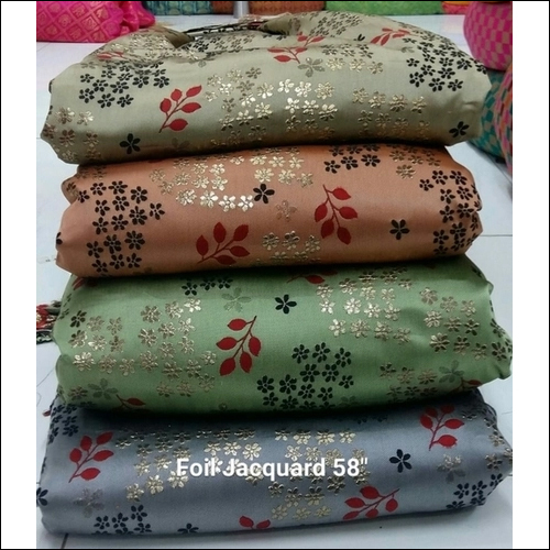 Foil Jacquard Fabrics