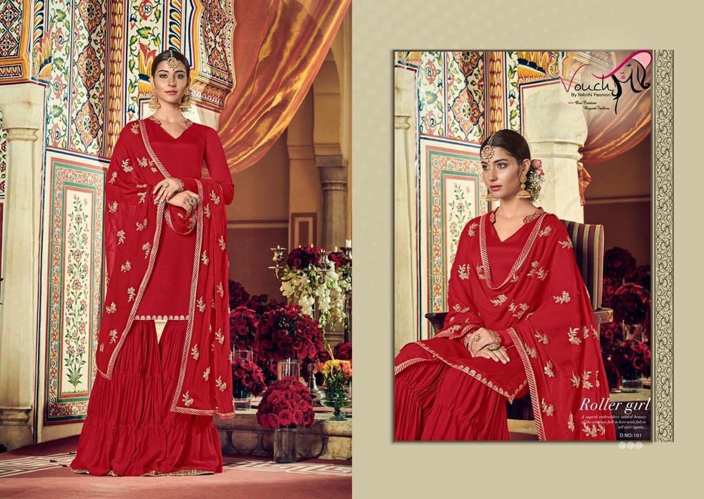 designer sharara suit