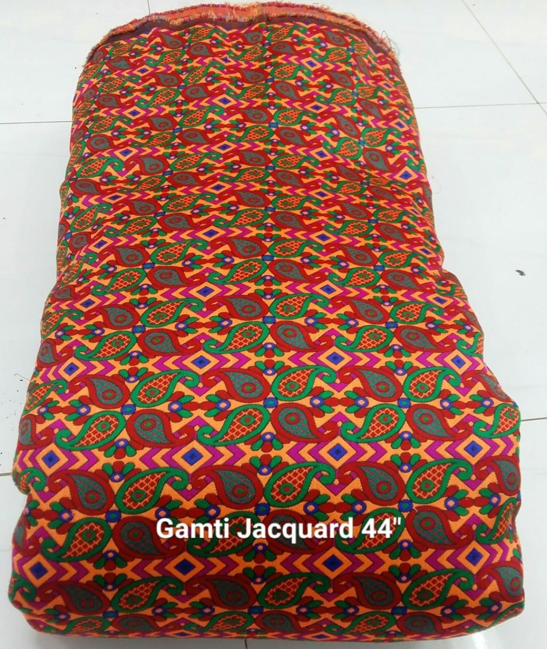 Polyester Gamthi Jacquard Fabric