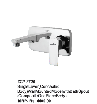 SingleLever(Concealed Body)Wall Mounted Model with Bath Spout (Composite One Piece Body) By MAHALAXMI ENTERPRISES