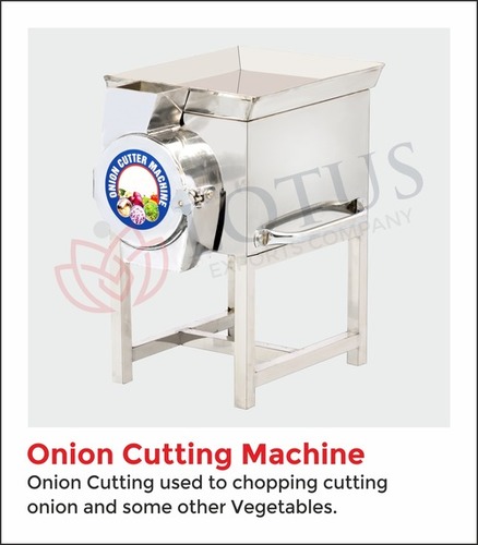 Onion chopping machine