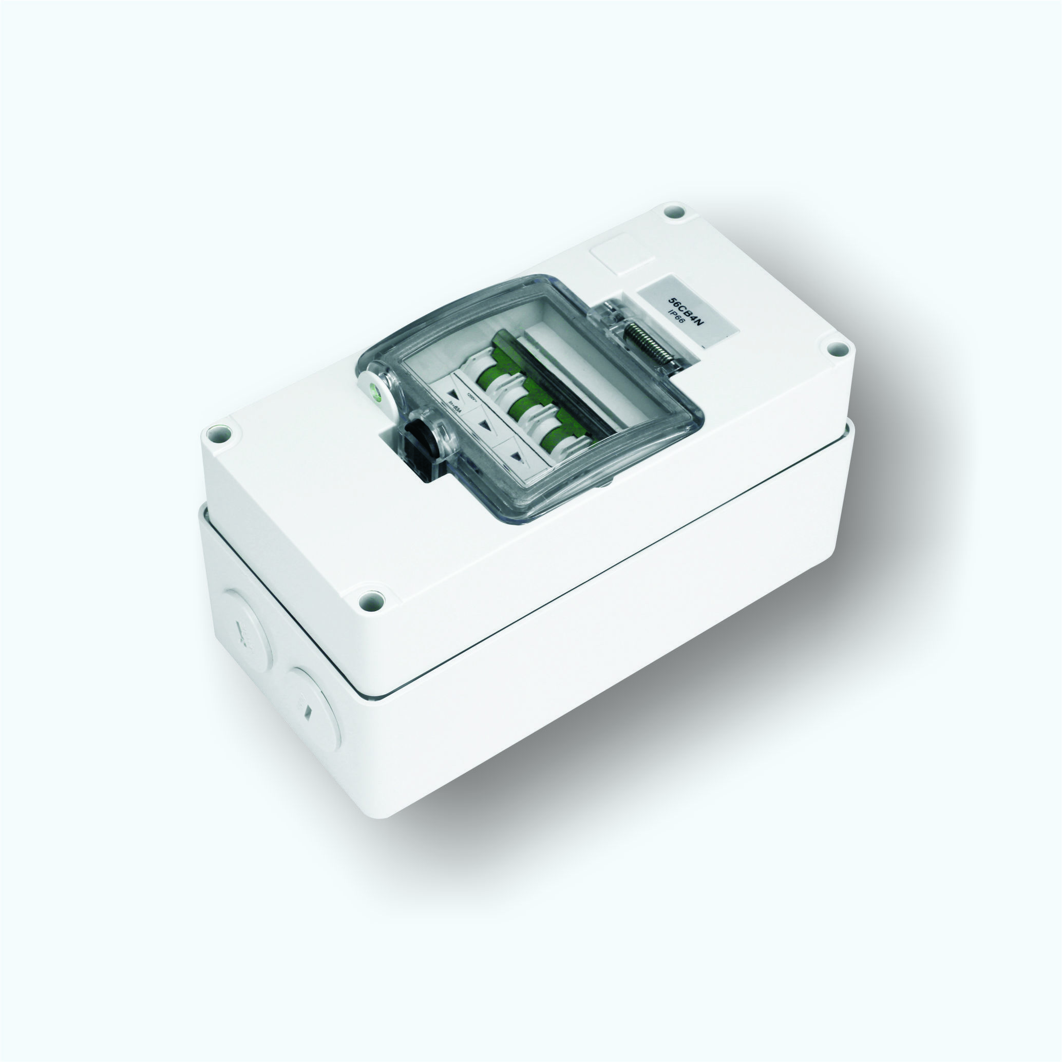 NSPV 4 Pole MCB Enclosure Box Plastic IP66 Waterproof MCB Box