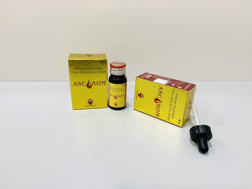 Ferrous Ascorbate eq. to Elemetal Iron 10 mg, Folic Acid 100 mcg. & Zinc sulphate 7.5 mg /1 ml