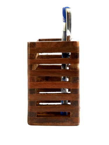 Wooden Pen Stand