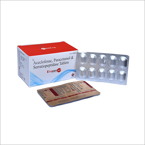 Aceclofenac Paracetamol & Serratiopeptidase Tablets