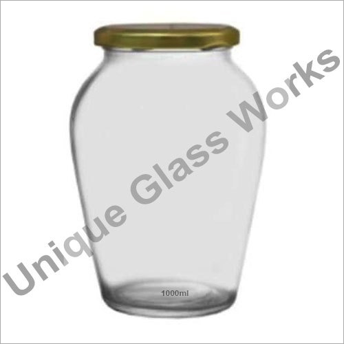 Transparent 1000ml Matka Glass Jars