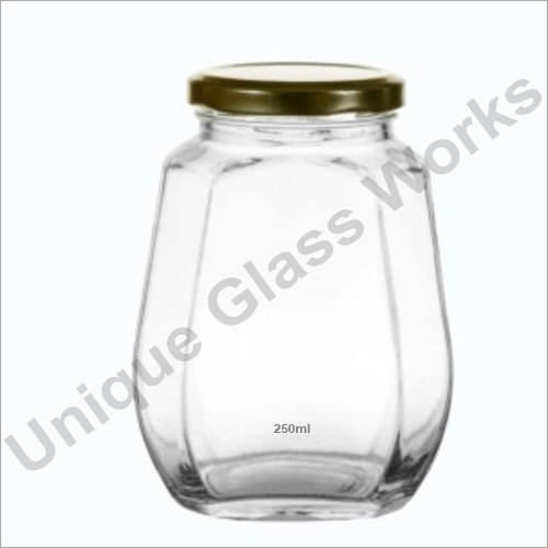 250 ml Octagonal Glass Jars