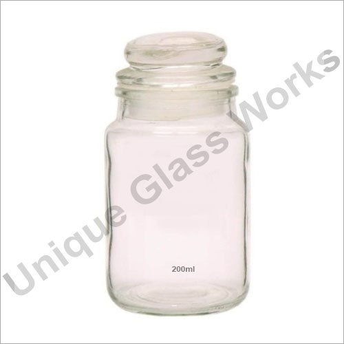 Plain Transparent 200 Ml Candle Glass Jars