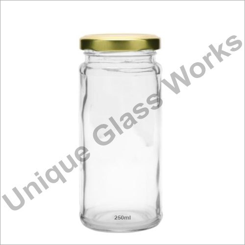 250 Ml Bamboo Glass Jars