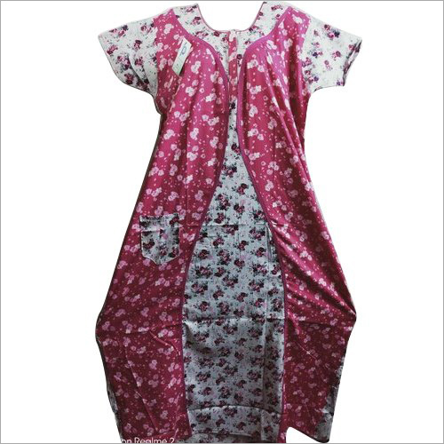Ladies Floral Printed Nightgown