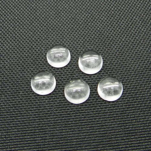 10mm White Topaz Round Cabochon Loose Gemstones