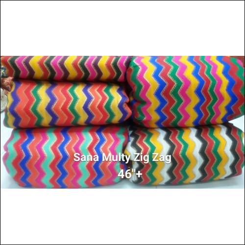 Sana Multi Zig Zag Fabric