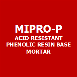 Mipro-P Acid Resistant Phenolic Resin Base Mortar