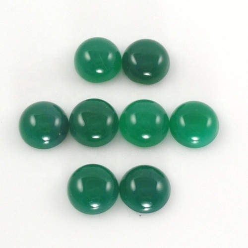 12mm Green Onyx Round Cabochon Loose Gemstones