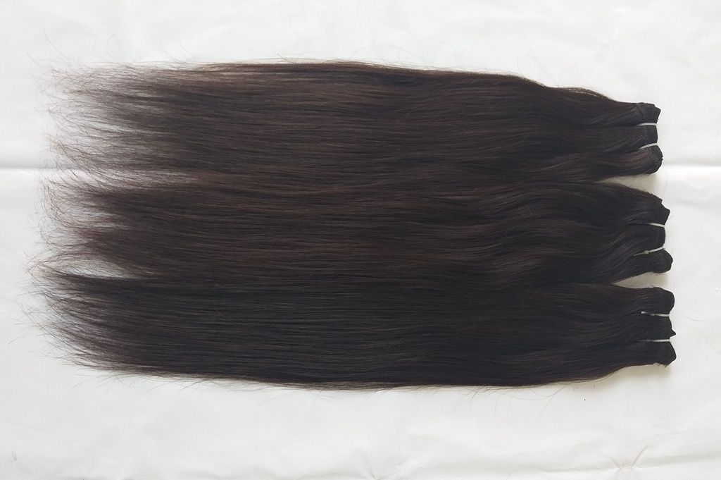 Human Hair Extensions Natural straight Colour