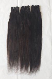 Human Hair Extensions Natural straight Colour