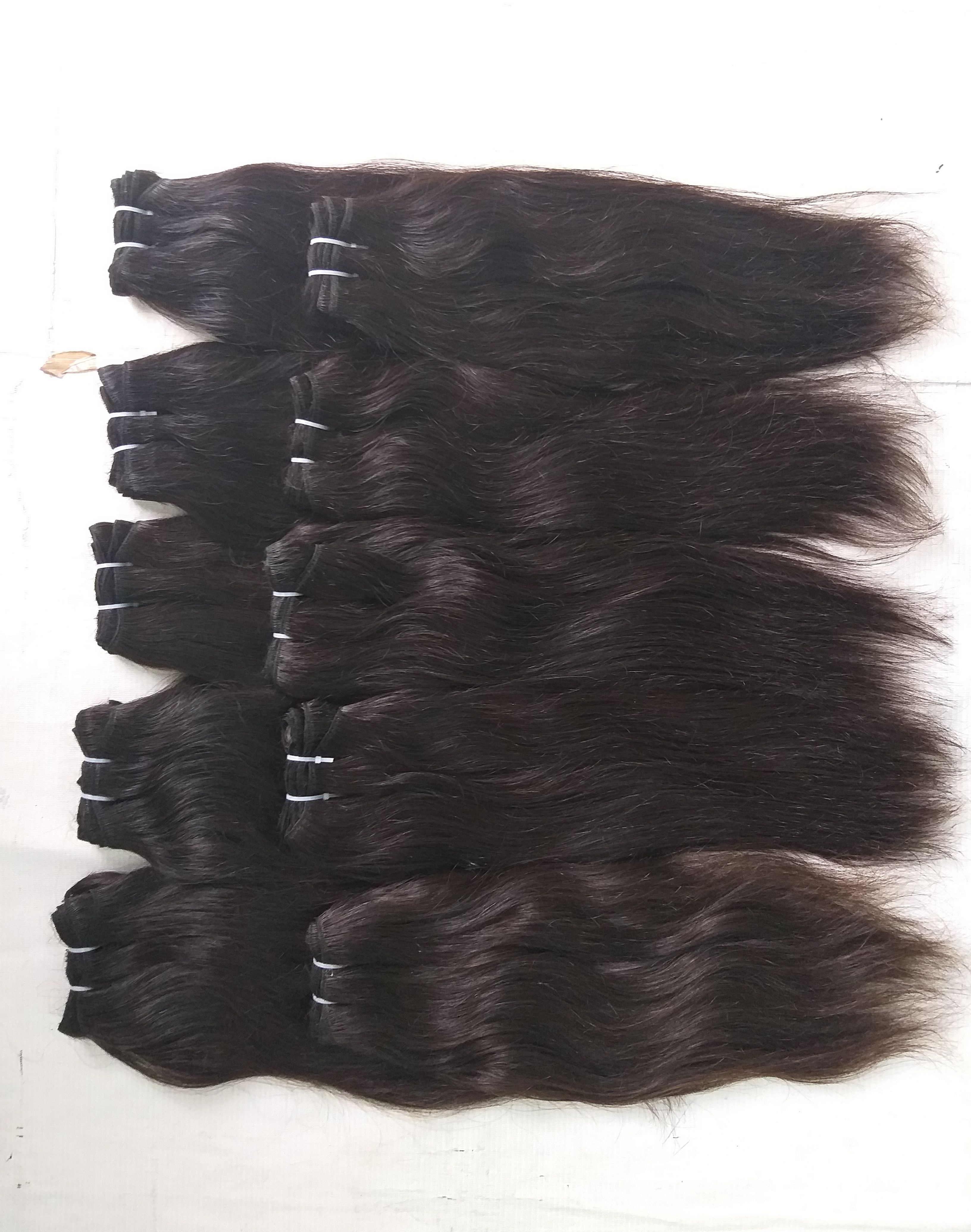 Human Hair Extensions Natural straight Colour