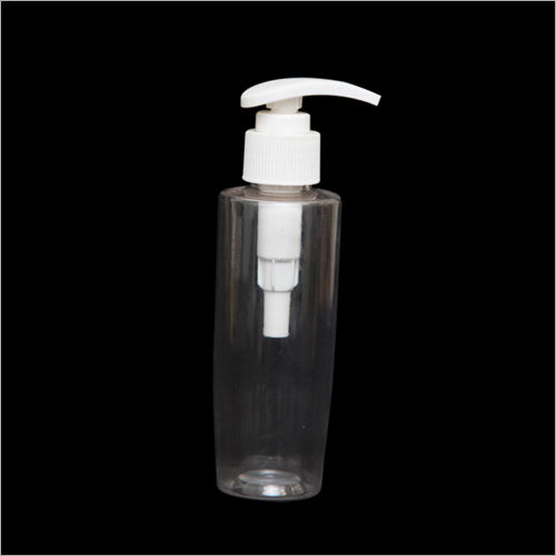 Transparent PET Bottle - 250 ml, 15 cm Height x 6 cm Diameter | Clear Color, Lightweight 50 g, Pump Closure