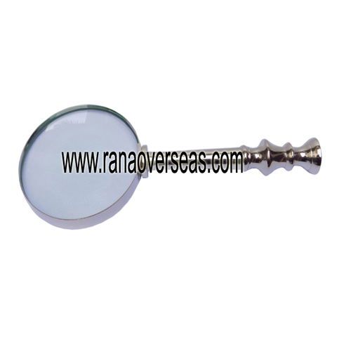 Metal Magnifying Glass With Aluminum Handle Reading For Magnifying Glass