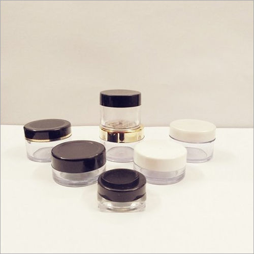 Transparent Cosmetic Cream Jar