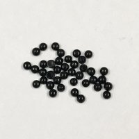 2mm Black Onyx Round Cabochon Loose Gemstones