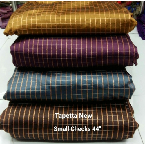 Taffeta New Small Checks Fabric