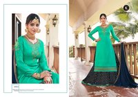Kalarang Blueberry Vol 4 Modal Satin Silk With Embroidery Work Designer Suit Catalog