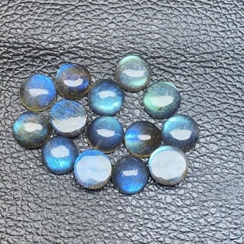 7mm Labradorite Round Cabochon Loose Gemstones