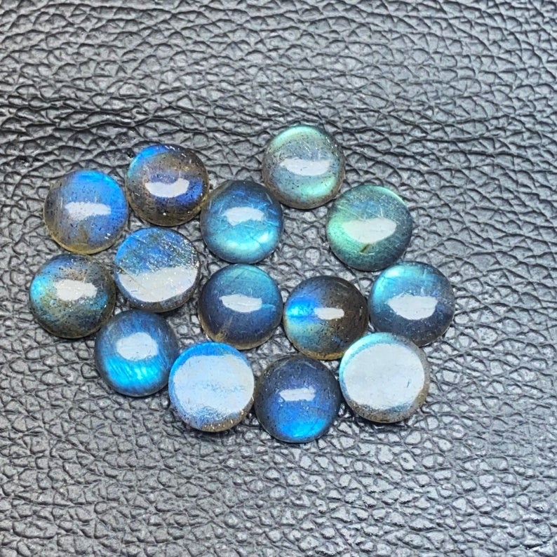 10mm Labradorite Round Cabochon Loose Gemstones