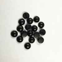 6mm Black Onyx Round Cabochon Loose Gemstones