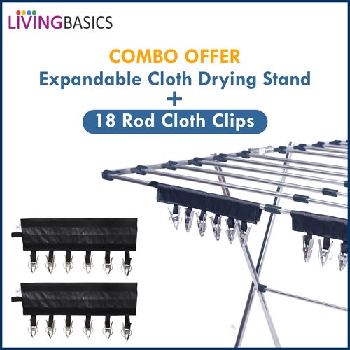 SS Floor Cloth Drying Stand