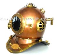 Anchor Engineering Diving Helmet Collectible Copper and Brass Antique Diving Helmet Nautical Decor Gift