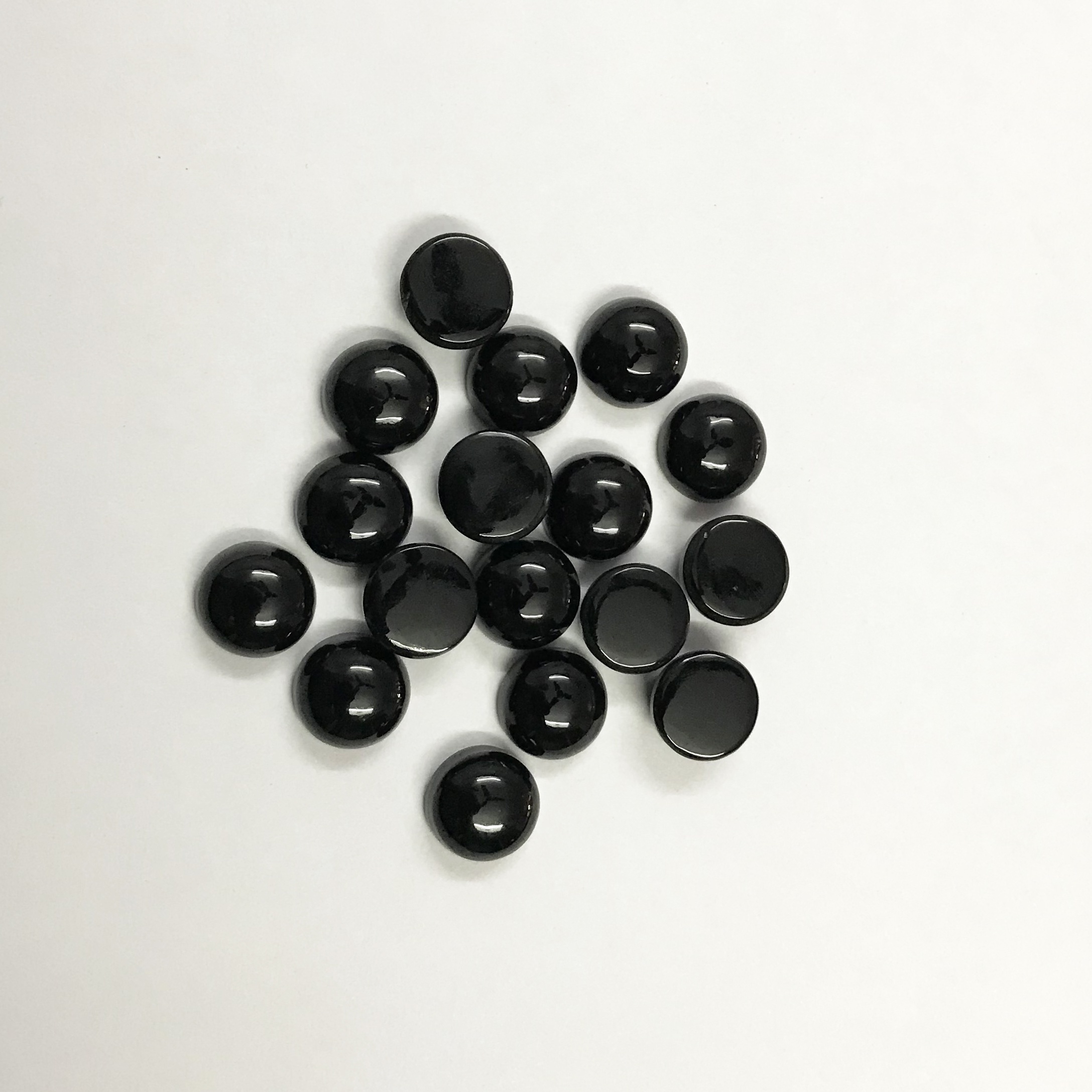 10mm Black Onyx Round Cabochon Loose Gemstones