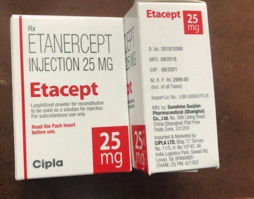 Etacept 25Mg Anti Cancer Injection