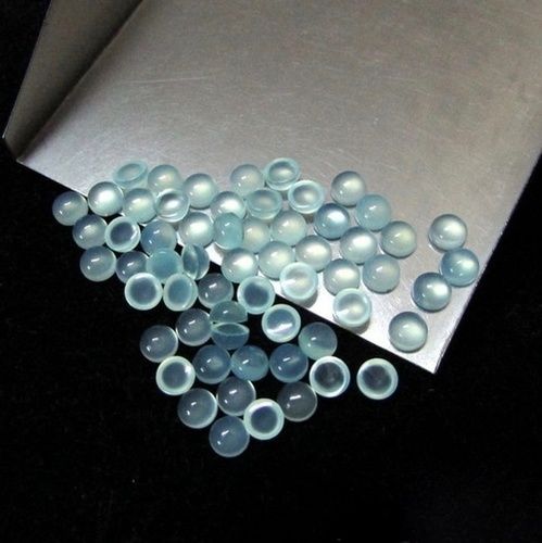 6mm Aqua Chalcedony Round Cabochon Loose Gemstones