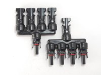 IP67 Waterproof Solar Splitter 4 to 1 Solar T Branch Connectors 1000VDC 30A
