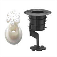 PVC Cooling Tower Nozzle - PVC Material 220 Volt (V) | Black and White Color Suitable for Industrial Usage