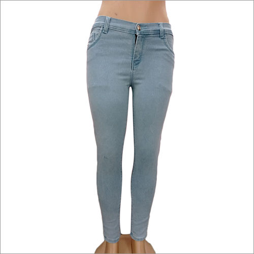 Ladies Light Shaded Denim Jeans