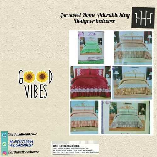*Jsr sweet Home Adorable king Designer bed cover